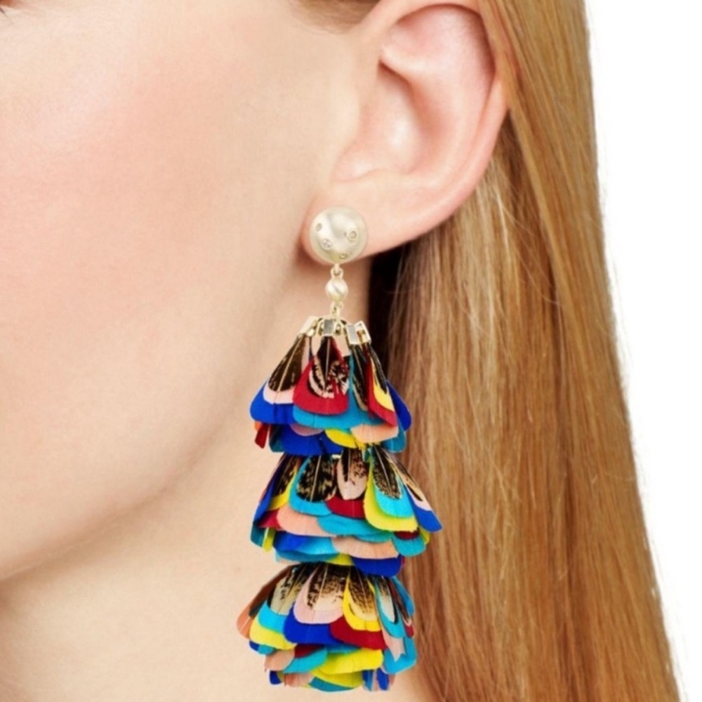 Kendra Scott Lenni Feather Earrings